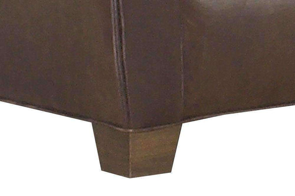 Faux Leather Tobacco Zippered Cushion Covers Are Made To Measure