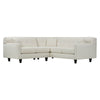 Image of Margo Mid Century Modern Button Back Sectional Couch