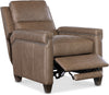 Image of Finnian Leather Bustle Back Recliner Chair