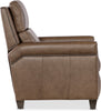 Image of Finnian Leather Bustle Back Recliner Chair