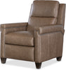 Image of Finnian Leather Bustle Back Recliner Chair