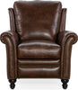 Image of Elijah Cognac "Quick Ship" Recliner