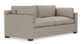 Donna 88 Inch Two Cushion Fabric Sofa With Track Arms