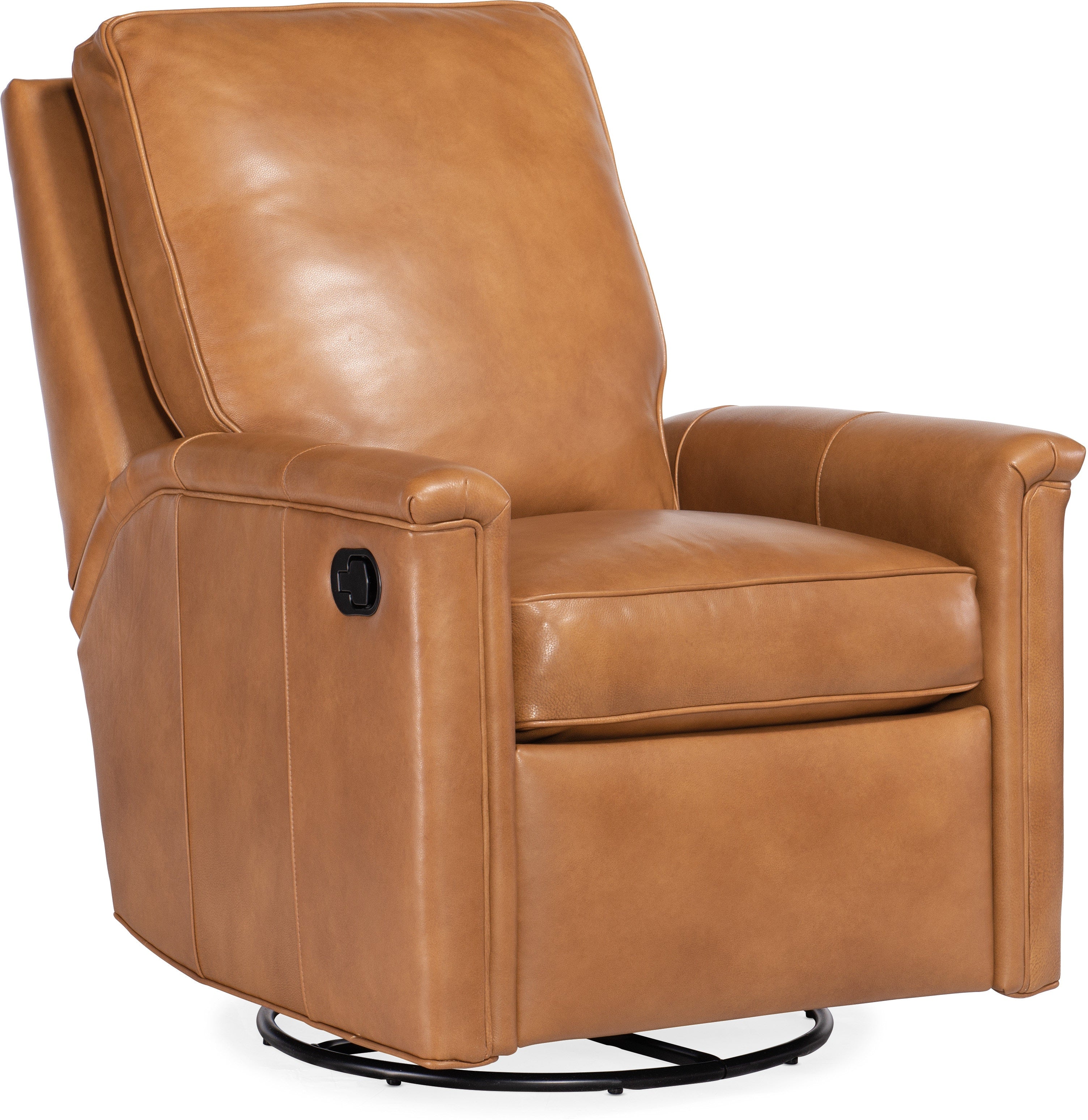 Erikson Leather SWIVEL GLIDER Pillow Back Reclining Chair