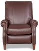 Image of Hanover Leather Recliner With Nailhead Trim - Luxurious Comfort With Classic Elegance