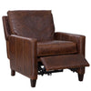 Image of Nathan Brown Small Scale BATTERY POWER "Quick Ship" Leather Recliner