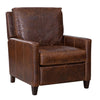 Image of Nathan Brown Small Scale BATTERY POWER "Quick Ship" Leather Recliner