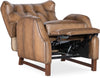 Image of Karl Nature Leather "Quick Ship" Tufted Push Back Recliner