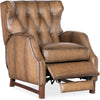 Image of Karl Nature Leather "Quick Ship" Tufted Push Back Recliner