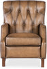 Image of Karl Nature Leather "Quick Ship" Tufted Push Back Recliner