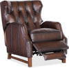 Image of Karl Vortex Leather "Quick Ship" Tufted Push Back Recliner