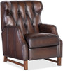 Image of Karl Vortex Leather "Quick Ship" Tufted Push Back Recliner