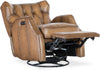 Image of Karl Nature Leather "Quick Ship" POWER Swivel/Glider Recliner