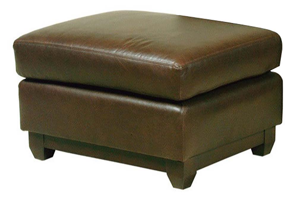 Leather chair footstool hot sale