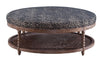 Image of Teddy "Quick Ship" Round 46 Inch Bench Ottoman