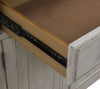 Image of Aberdeen Farmhouse Style Antique White Storage Dining Buffet