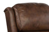 Image of Aldred "BIG MAN" Leather Bustle Pillow Back Recliner Chair