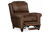 Image of Aldred "BIG MAN" Leather Bustle Pillow Back Recliner Chair