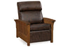 Image of Aldrich Arts And Crafts Style Mission Leather Reclining Sofa Collection