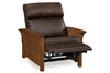 Image of Aldrich Arts And Crafts Style Mission Leather Reclining Sofa Collection