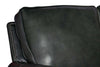 Image of Amani Traditional Pillow Back Leather Loveseat