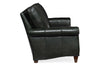 Image of Amani Traditional Pillow Back Leather Loveseat