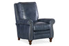 Image of Amani Leather Pillow Back Recliner Chair - Experience Luxurious Comfort