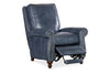 Image of Amani Leather Pillow Back Recliner Chair - Experience Luxurious Comfort