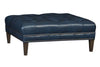 Image of Ames Tufted 36", 42" Or 46" Inch Square Leather Ottoman (3 Sizes Available)