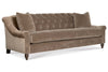 Image of Ariana Traditional 90 Inch 8-Way Hand Tied Bench Seat Tufted Fabric Chesterfield Sofa