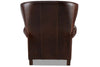 Image of Arthur "BIG MAN" Tufted Wingback Leather Recliner – Oversized Comfort With Timeless Elegance