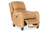 Image of Aster Leather Power English Arm Bustle Back Living Room Reclining Chair