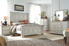 Image of Baird Queen Or King Whitestone Panel Bed "Create Your Own Bedroom" Collection