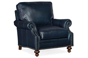 Broadway Traditional Classic Leather Club Chair