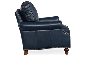 Broadway Traditional Classic Leather Club Chair