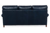 Image of Broadway 82 Inch Traditional Three Cushion Pillow Back Leather Sofa