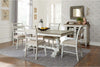 Image of Carlee Antique Linen Modern Farmhouse Dining Room Collection