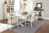 Image of Carlee Antique Linen Modern Farmhouse Dining Room Collection