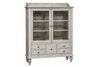 Image of Carlee Antique Linen Modern Farmhouse Storage Dining Display Cabinet