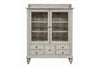 Image of Carlee Antique Linen Modern Farmhouse Storage Dining Display Cabinet