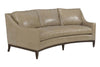 Image of Cedric 92 Inch Contemporary Leather Conversation Sofa