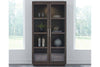 Image of Channing Contemporary Dining Display Cabinet With Glass Front Doors