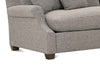 Image of Charlotte Bench Seat Rolled Arm Fabric Sectional