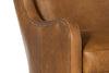 Image of Clement Tall Wing Back Leather Accent Club Chair