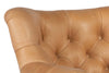 Image of Clyde Tufted Leather Accent Club Chair