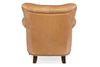 Image of Clyde Tufted Leather Accent Club Chair