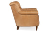 Image of Clyde Tufted Leather Accent Club Chair