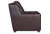 Image of Collins Leather Power "WALL HUGGER" Pillow Back Living Room Reclining Chair