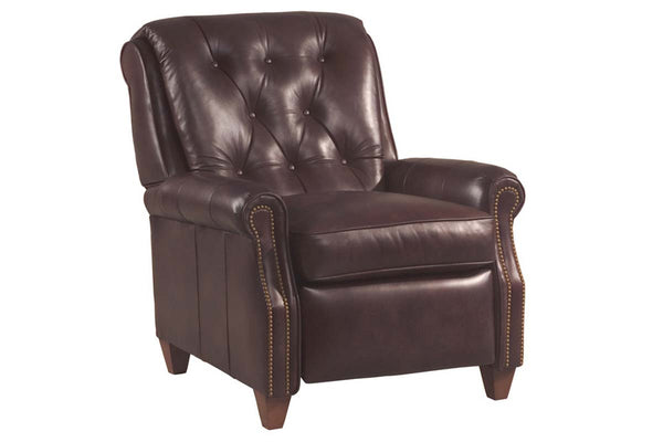 Corwin Leather Tufted Pillow Back Recliner