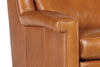 Image of Dale Leather Power "WALL HUGGER" Pillow Back Living Room Reclining Chair